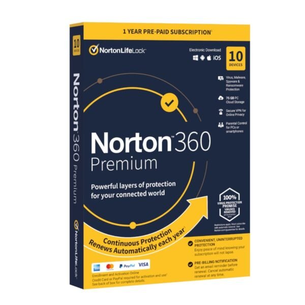 NORTON 360 DELUXE 10 DEVICES