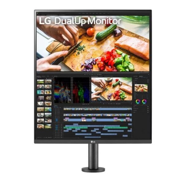 LG 28" 18:18 Dual-up Monitor with Ergo Arm, USB Type-C - Image 5