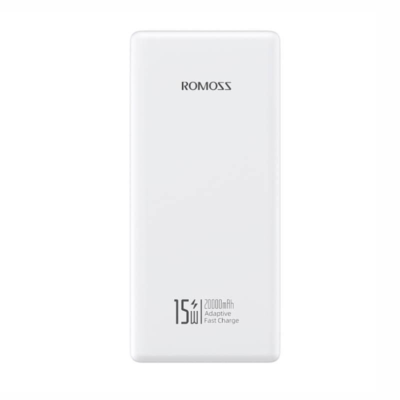 Romoss Power Bank PRC 20000mAh 15W WH | Billatech Shop